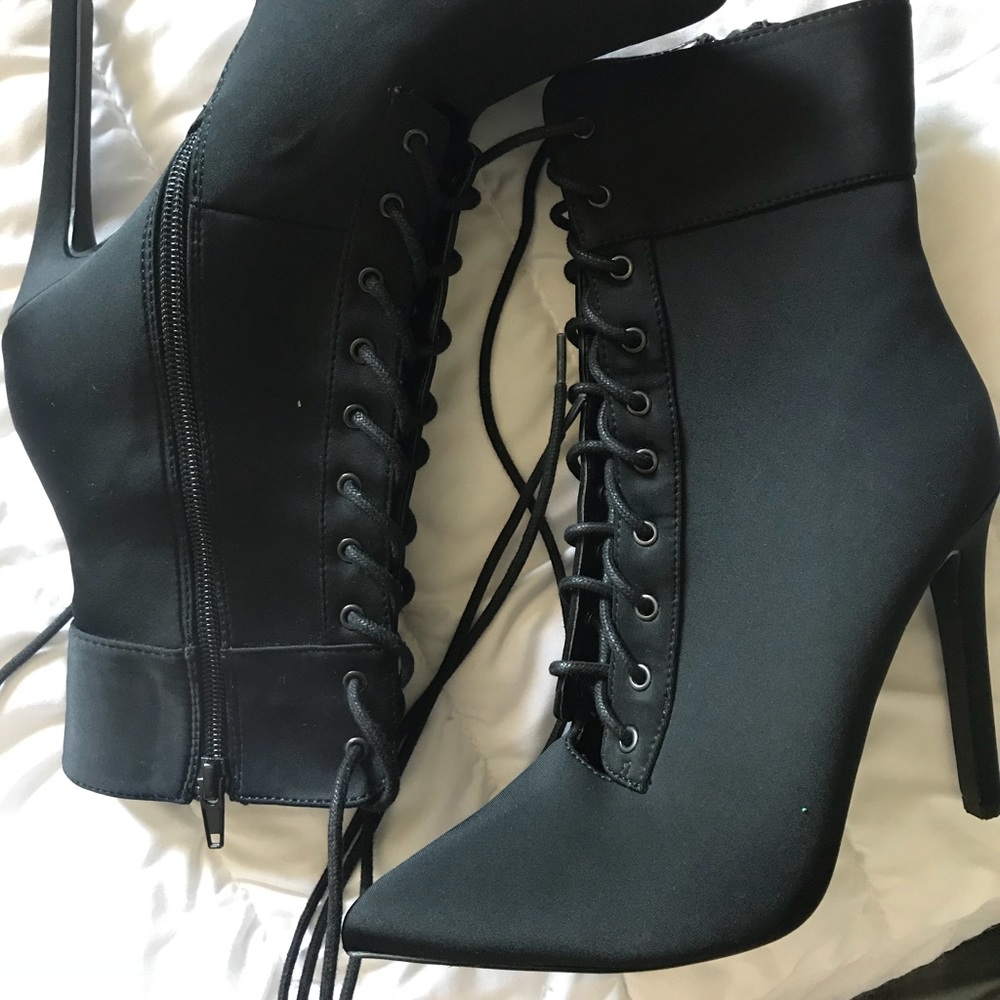 Forever21 Black Yeezy inspired ankle boots